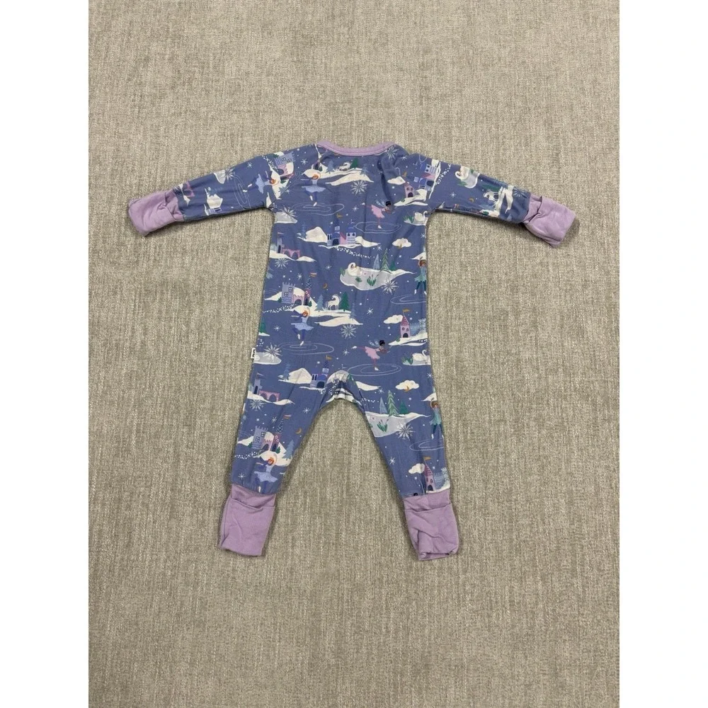 Little Sleepies Ice Princess Zippy Bamboo Pajama Size Newborn NB